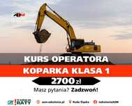 30.06.25 - Kurs operator koparki klasa 1 - koparka uprawnienia