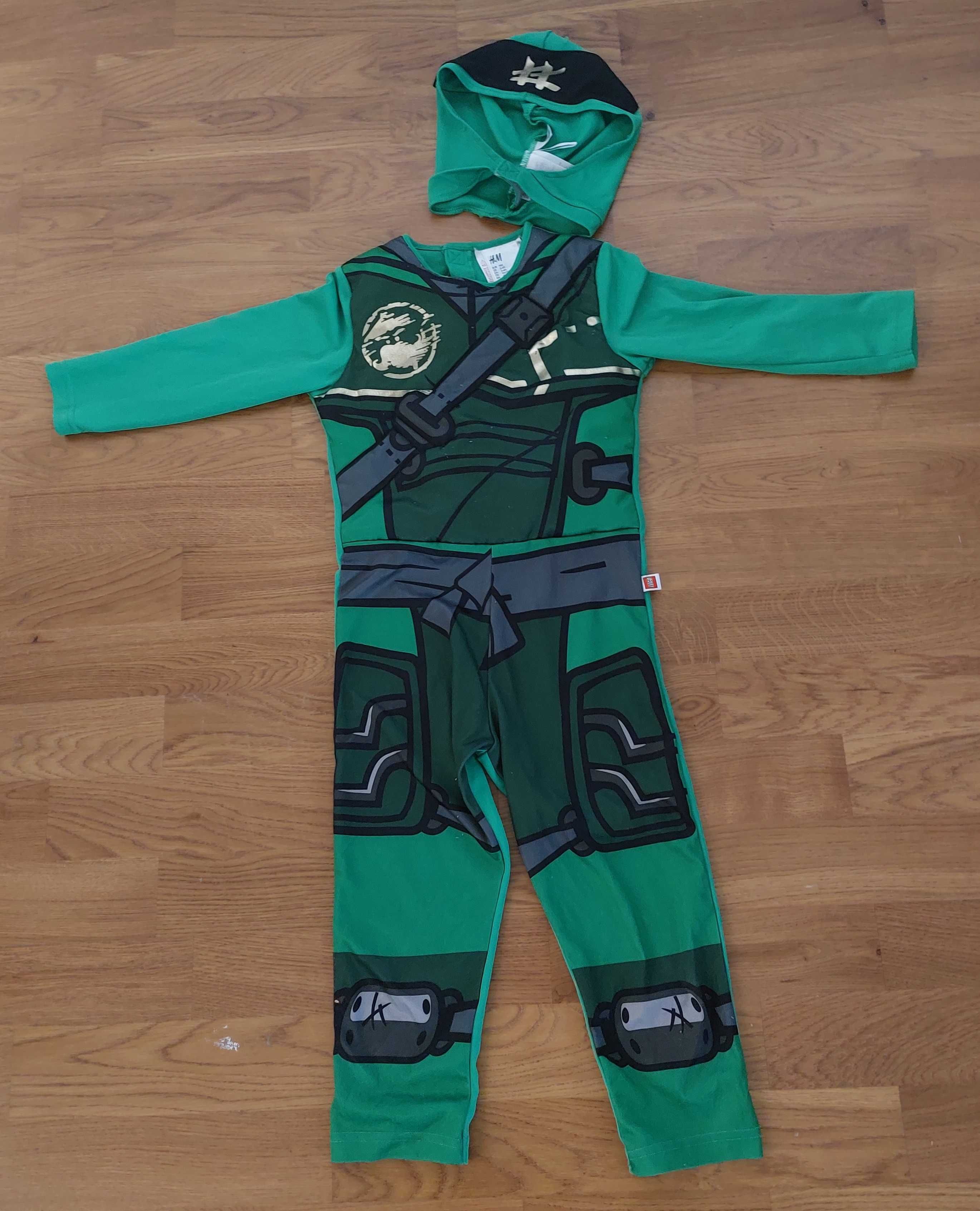 Strój Kostium Przebranie Lego Ninjago Lloyed 104 H&M Ninja maska