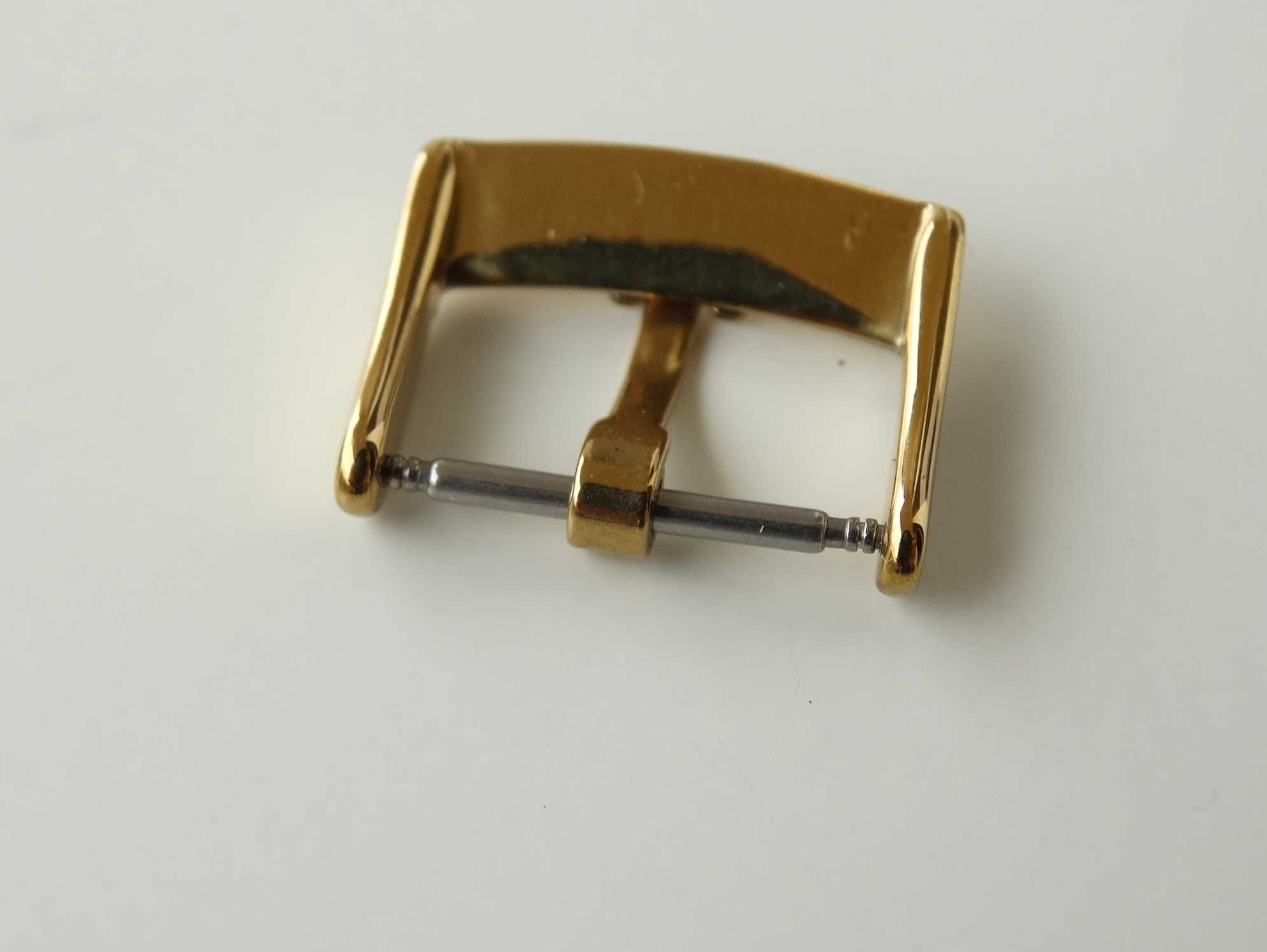 Klamra sprzączka do paska zegrka Omega 14mm zapięcie stal nierdzewna