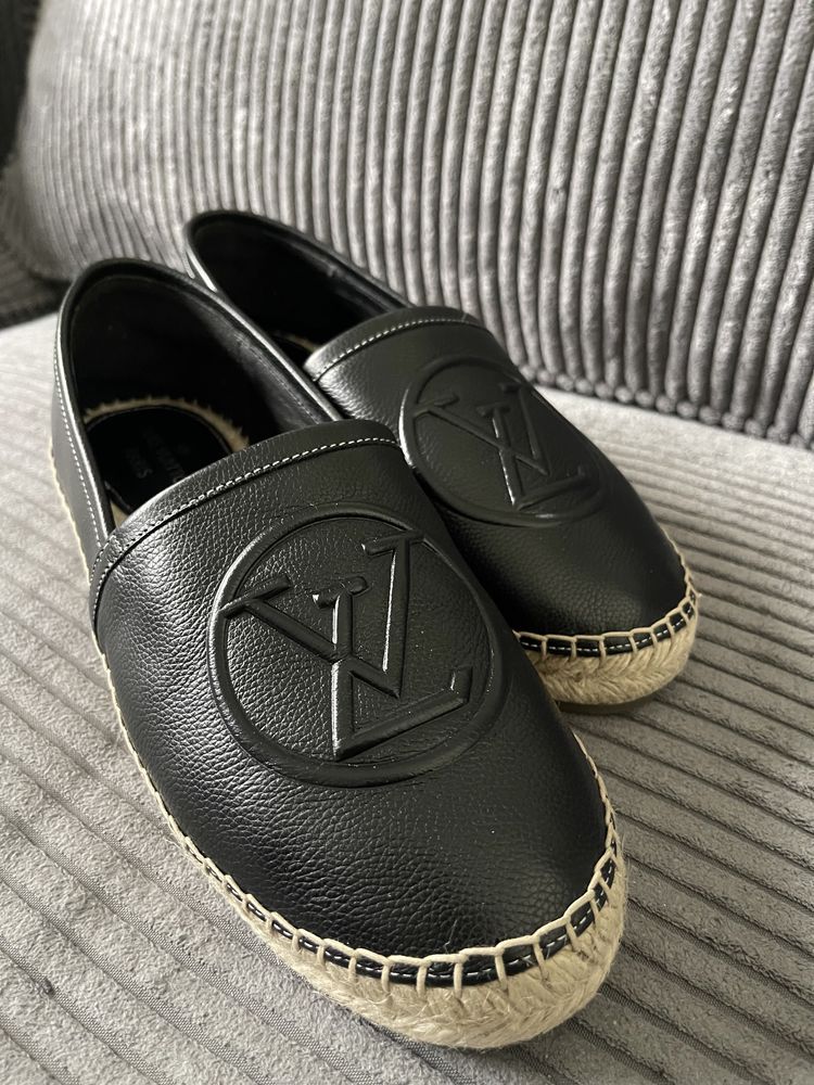 Skorzane espadryle LV Louis Vuitton 39