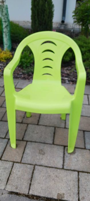 Plastikowe, kolorowe KRZESEŁKA, krzesła dla dzieci, 4 sztuki