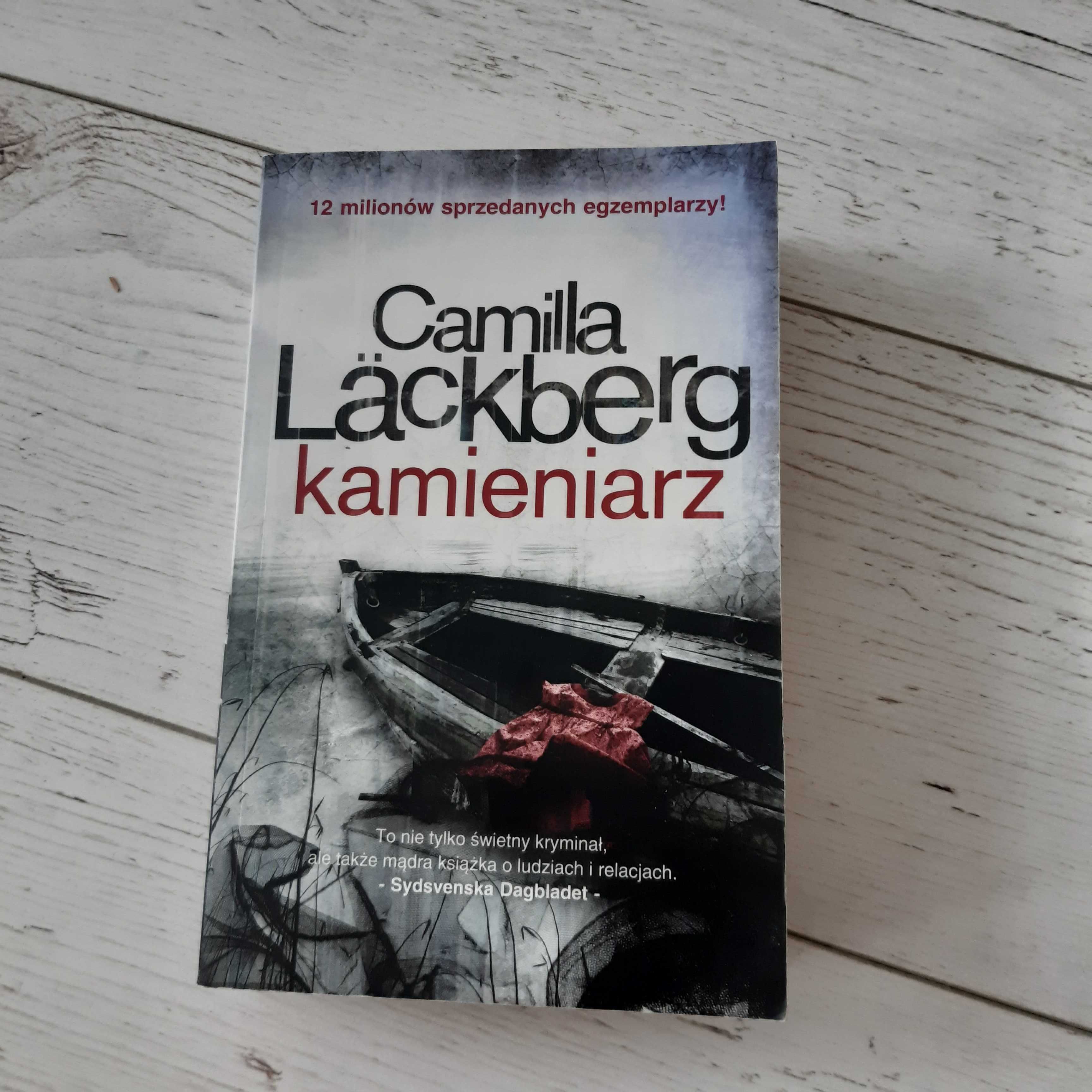 Camilla Lackberg 2 książki Czarownica, Kamieniarz