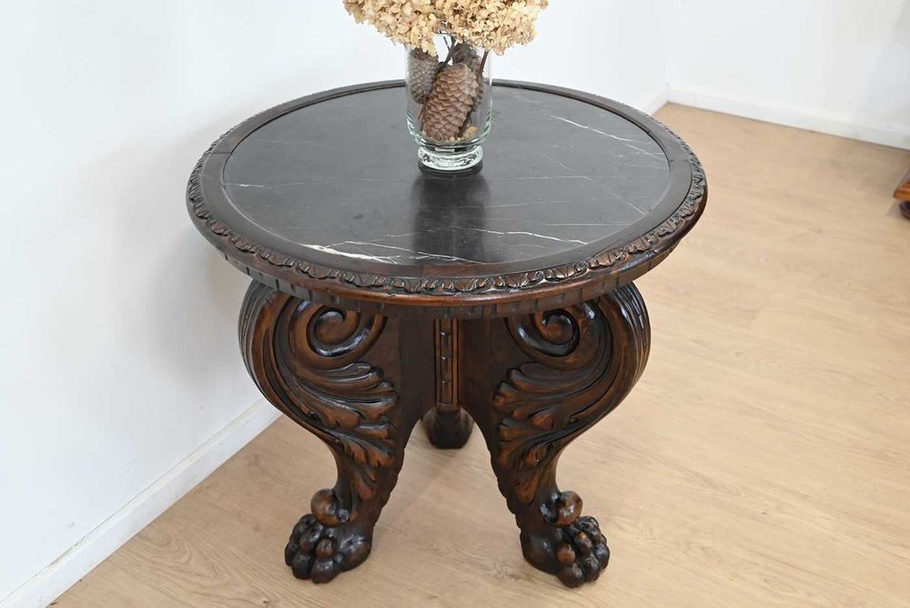 stolik marmur lwie łapy 091105