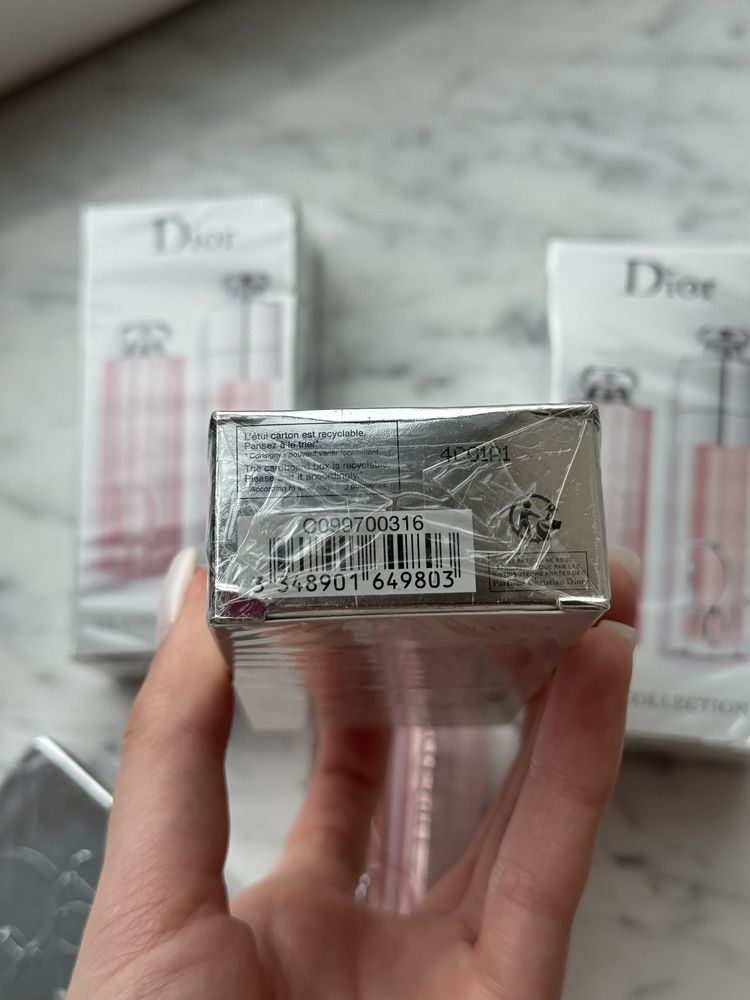 Подарунковий набір Dior з блиску і бальзаму для губ у 001 відтінку