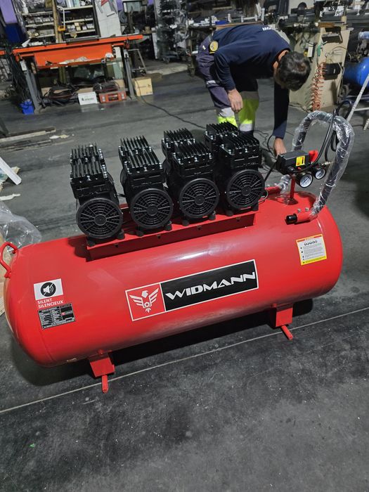 Compressor 200 litros silencioso novo