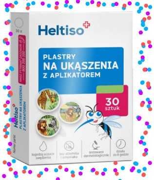 Plastry na ukąszenia 30 szt z aplikatorem Heltiso