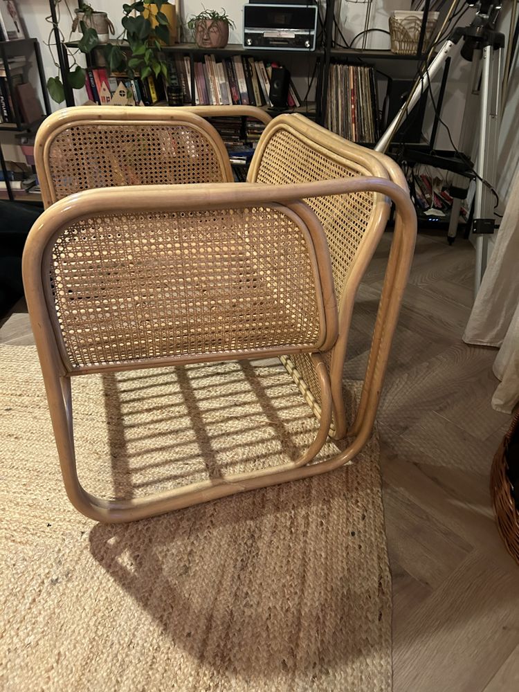 Fotel boho rattan bali duzy design rattanowy plecionka wiedenska