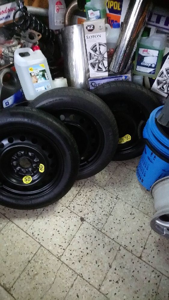 Koło dojazdowe Opel Astra J   Mokka  benzyna 5x105