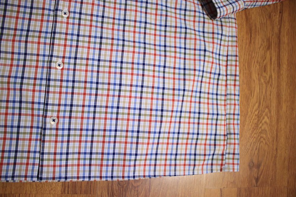 Koszula Olymp r. 44 luxor modern wielokolor dł rękaw w kratkę męska