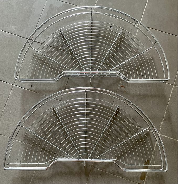 Cestos cozinha em aço inox