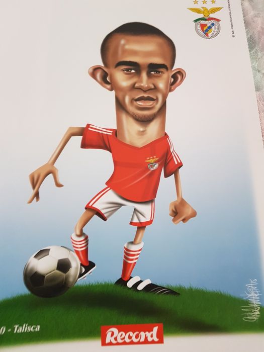 Vendo livro do Benfica e caricaturas