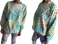 OLB Ola Bianka bluza pastelowa w print długa Cudo Uni