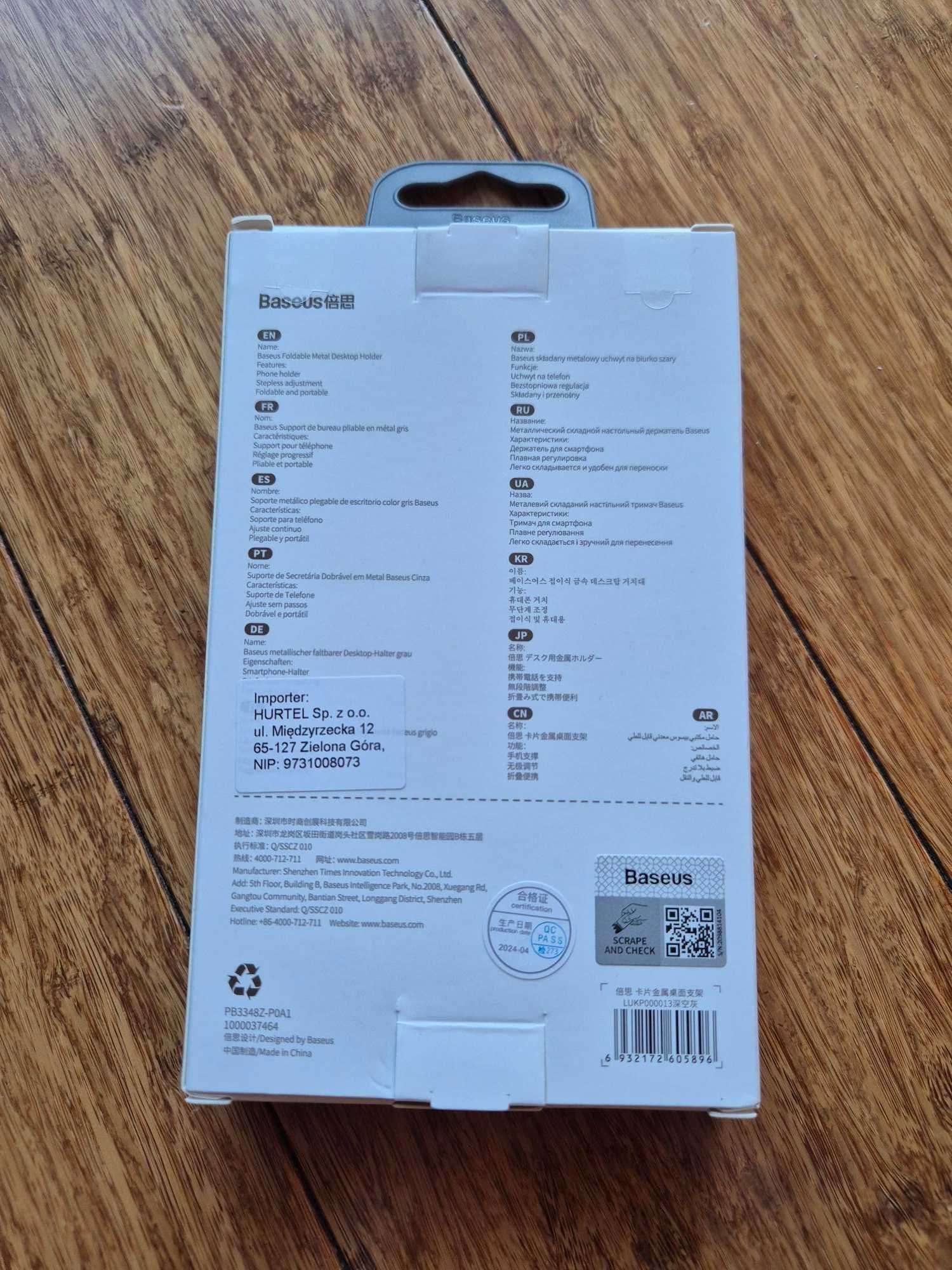 Baseus Uchwyt biurkowy stojak podstawka do telefonu tabletu