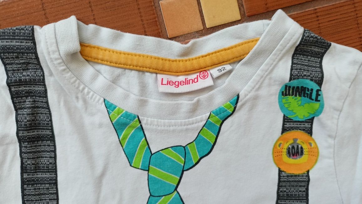Koszulki z długim rękawem 2-pak pseudo eleganckie rozm. 92