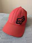 Fox Racing Signature Flexfit Hat - Red & Black бейсболка, кепка. р50