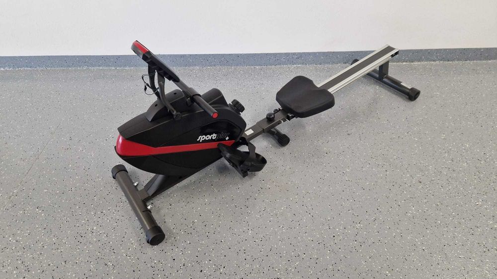 Wioślarz magnetyczny składany Ergometr cichy SportPlus SP-MR-008