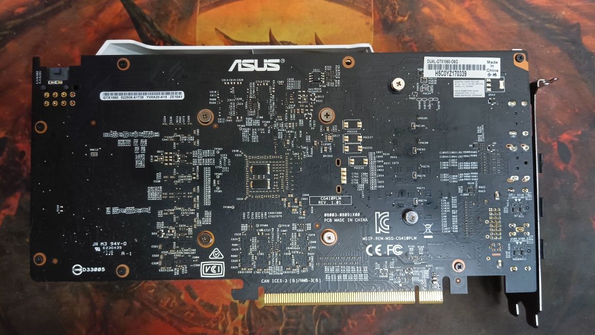 Видеокарта Asus gtx 1060 6gb