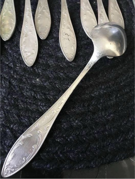 Срібні ложки з нейзильберу 12 шт. МНЦ