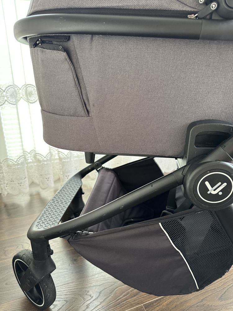 Wózek muuvo 3.0 quick XL 3w1 grafitowy fotelik cybex z bazą