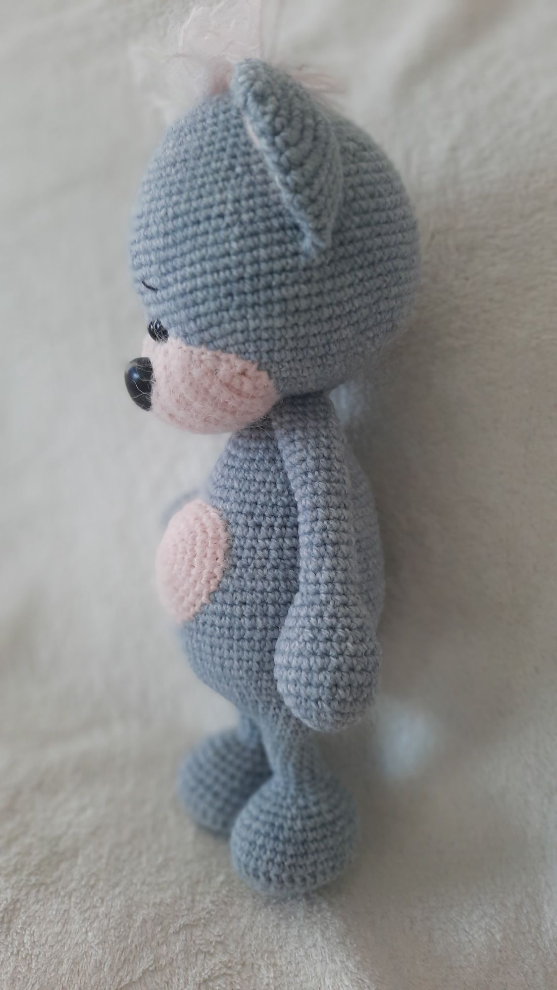 Miś robiony na szydełku amigurumi