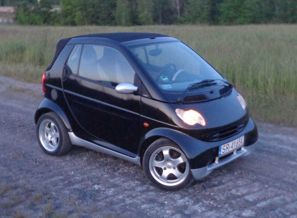 smart for two cabrio 450 automat alu felgi, dobry stan, benzyna