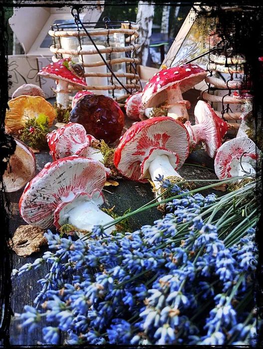 Grzybki muchomorki - zawieszki Boże Narodzenie, święta