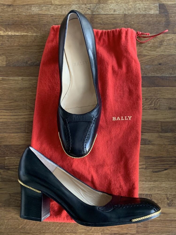 Bally шкіряні вінтажні туфлі