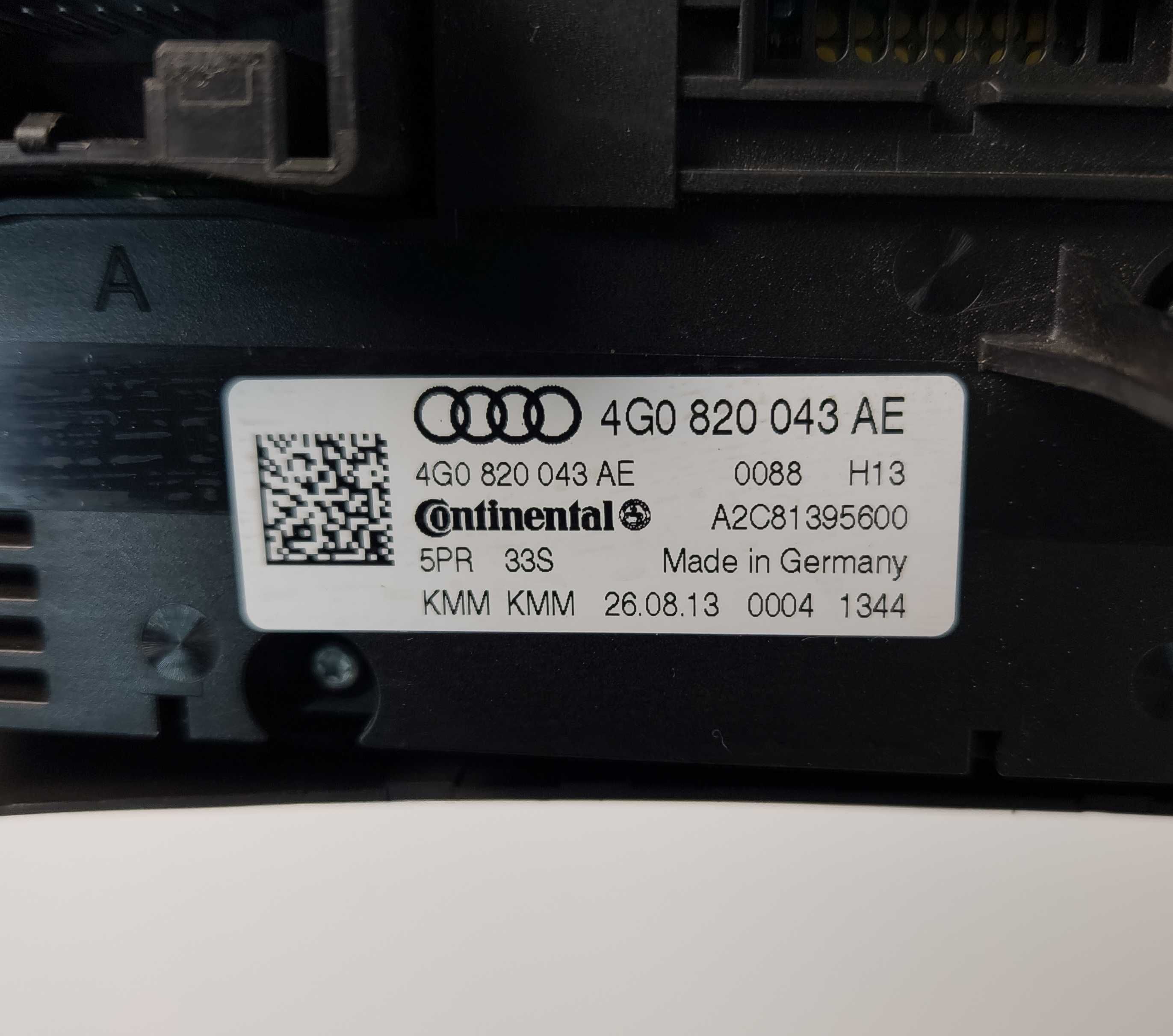 Панель кондиционера для AUDI A6 S6 RS6 A7 Оригинал Ауди