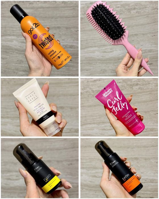 Лот засобів для волосся Umberto Giannini, Curly Shyll, got2b, Gergel