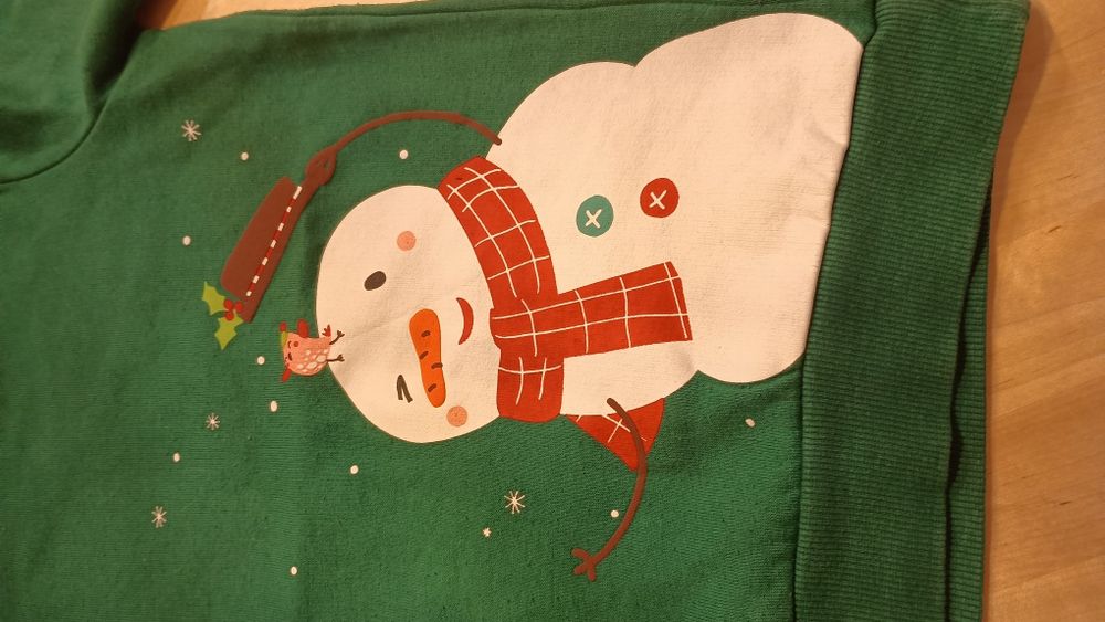 Bluza świąteczna Pocopiano 128cm