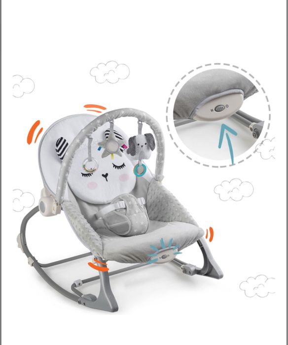 Крісло-гойдалка Nukido з вібрацією