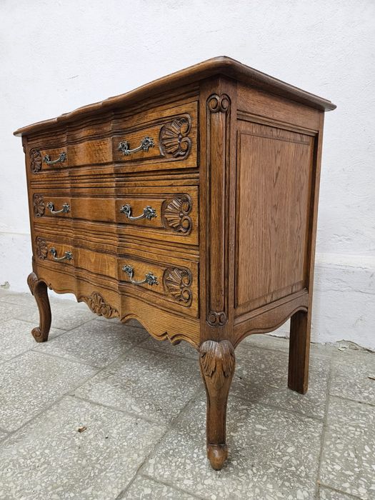 Ładna zgrabna komoda Ludwikowska z szufladami /