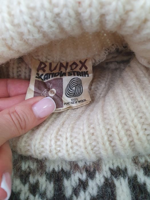 Вінтажний светр RUNOX 100% шерсть