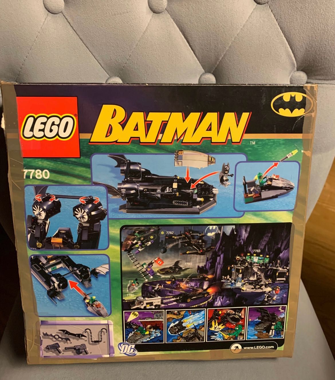 Lego Batman Unikat 7780 Poduszkowiec Batboat