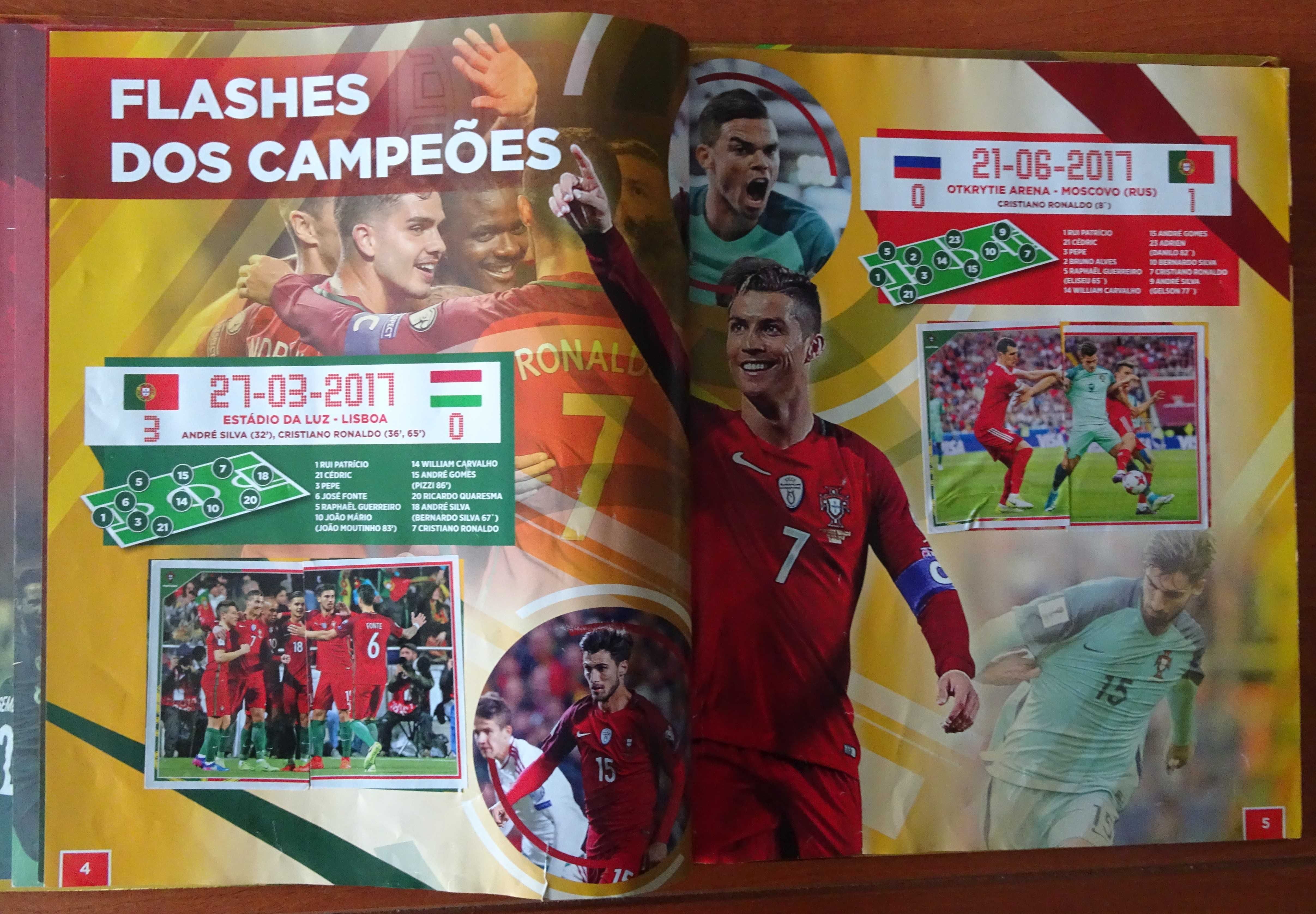 Caderneta Fome de Vencer 2018 da Panini (Edição de Luxo)