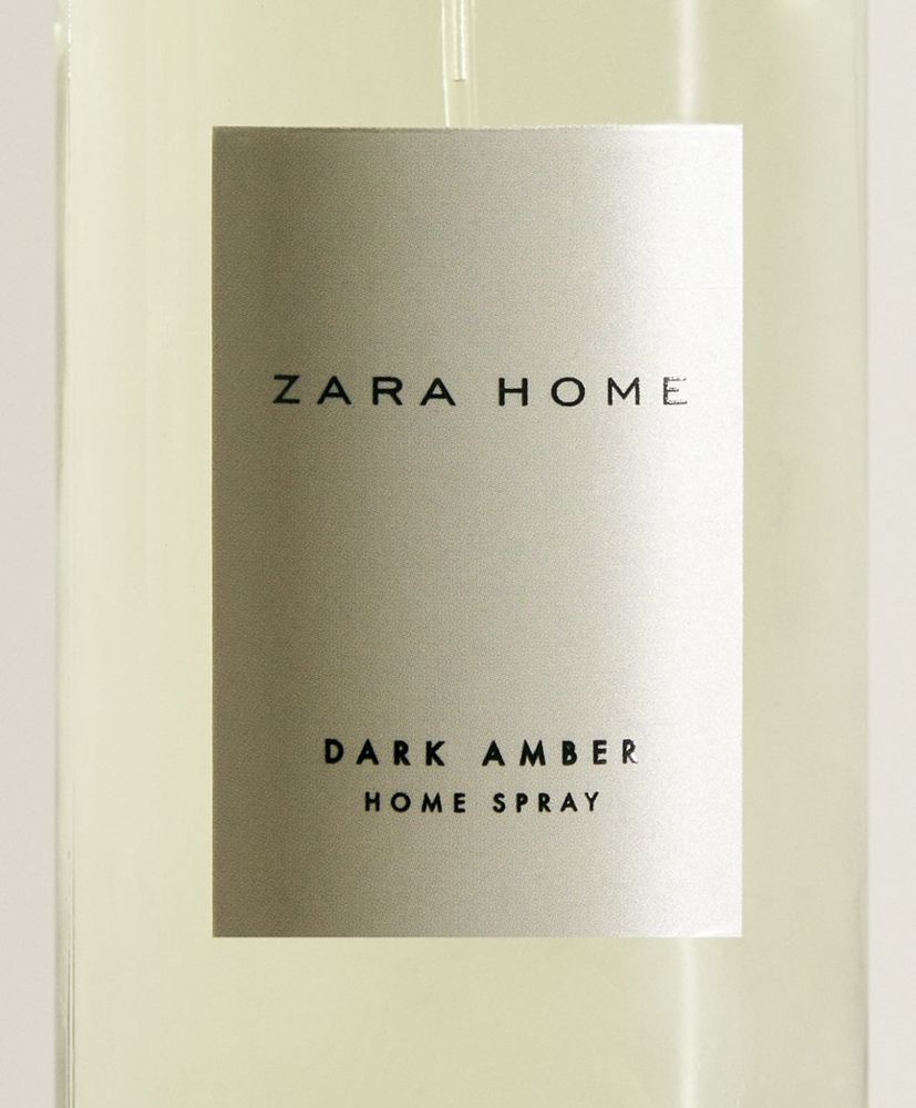 (200 ML) DIFUSOR EM SPRAY DARK AMBER Zara Home NOVO