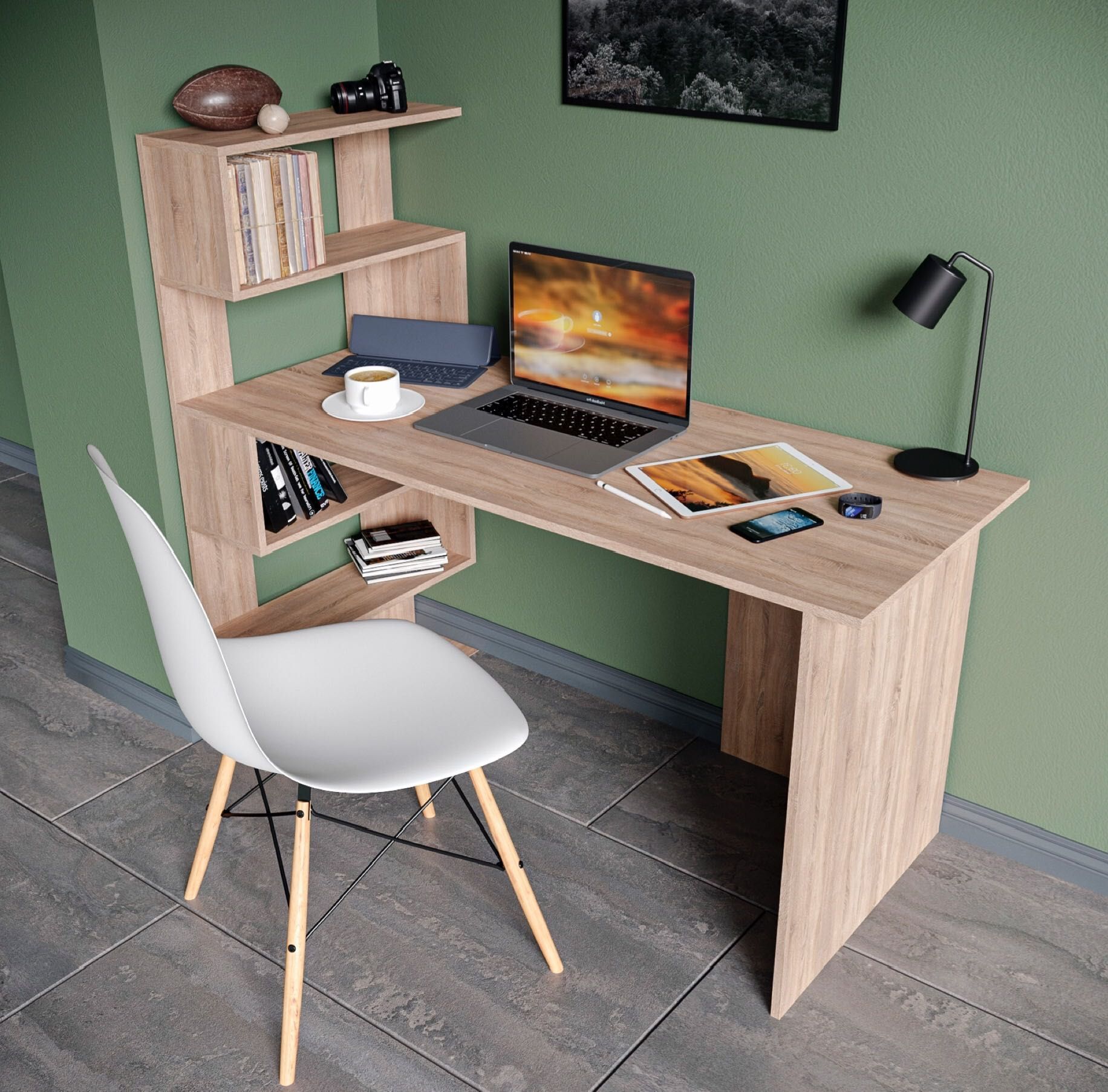 Компьютерный письменный офисный стол Компʼютерный письмовий стіл