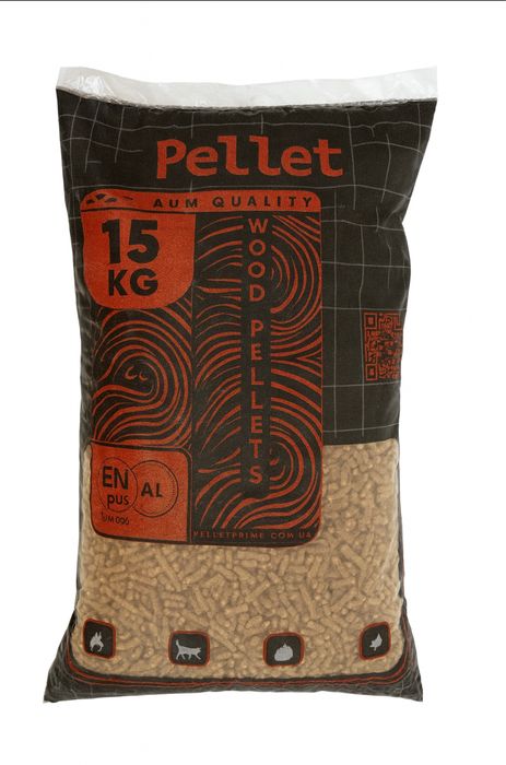 Pellet drzewny workowany