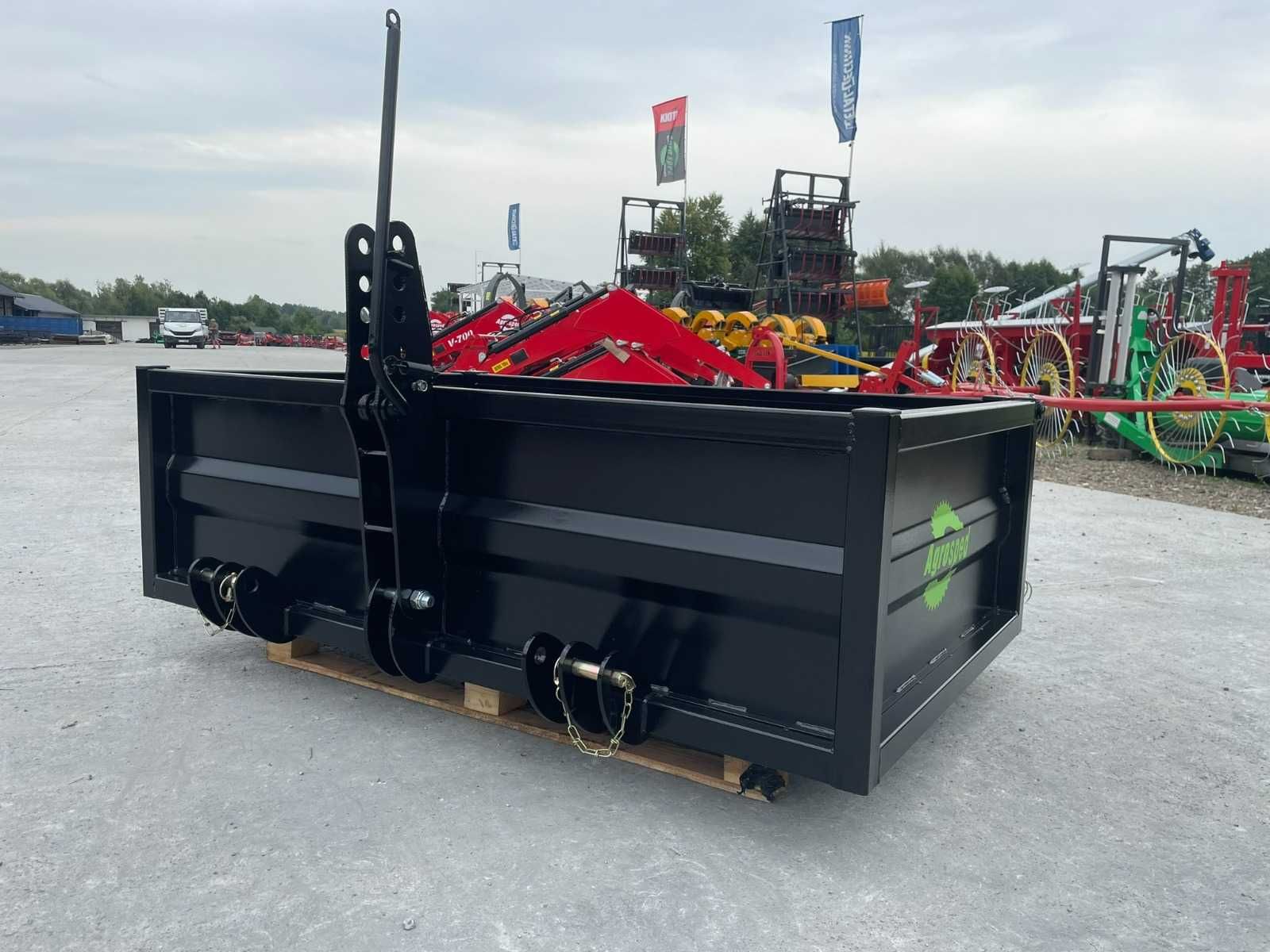 Skrzynia ładunkowa do ciągnika paka transportowa paczka WZMOCNIONA