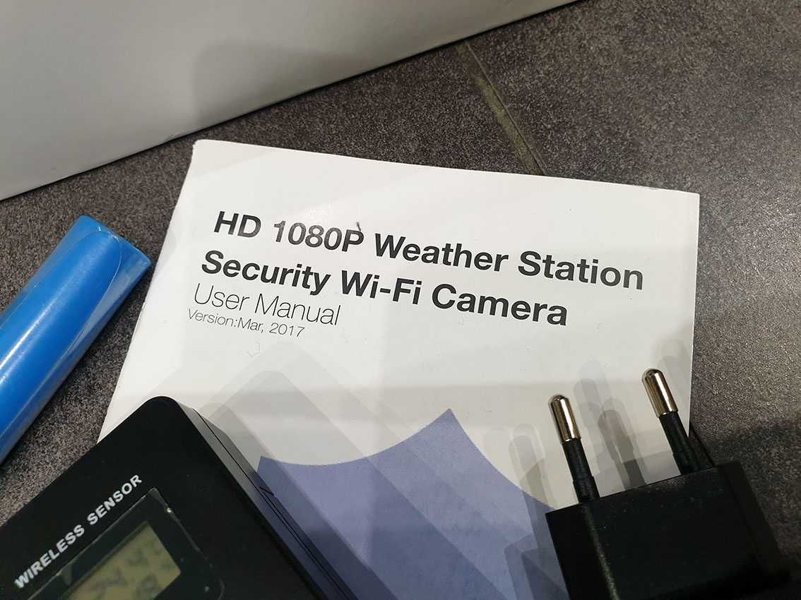 Stacja pogodowa z ukrytą kamerą WiFi – okazja !