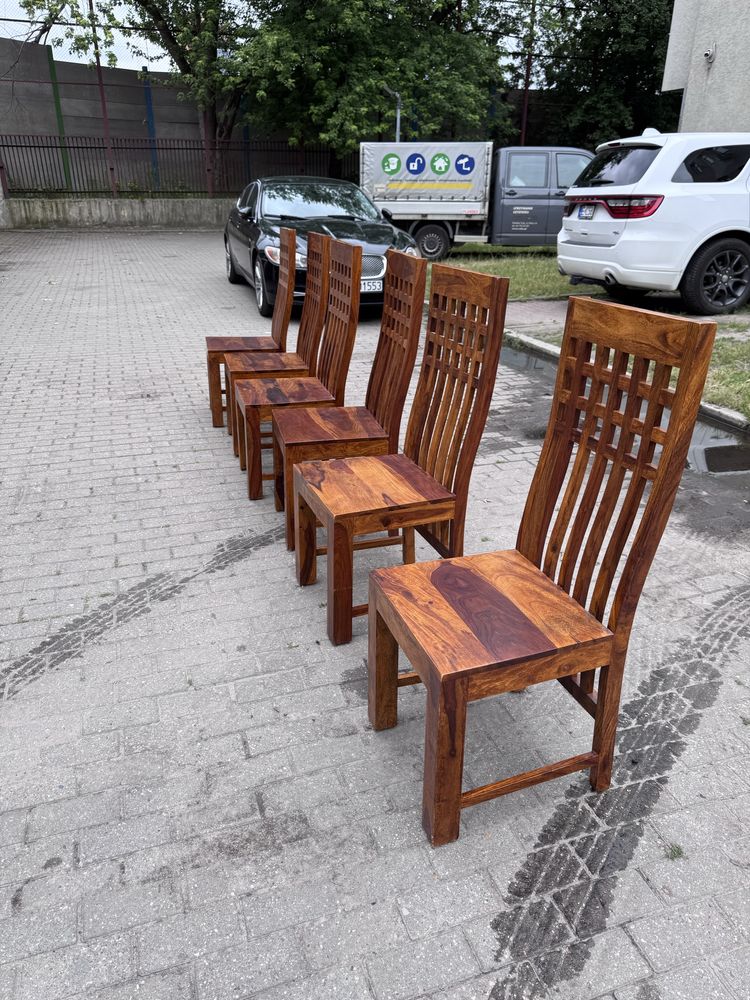 Zestaw stół 6 krzeseł meble kolonia