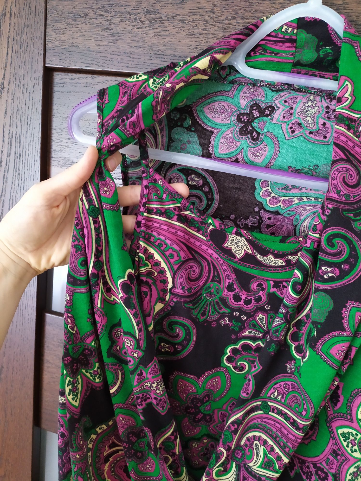 Kolorowa retro bluzka Orsay rozm.S/M jak nowa