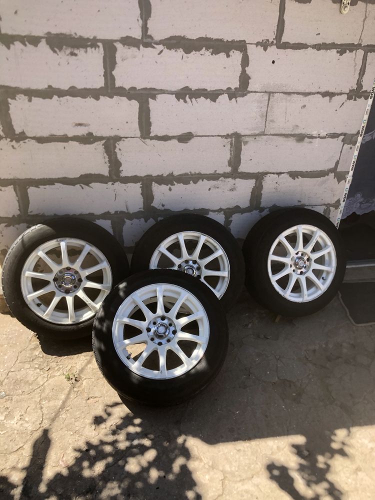 Продам диски с резиной (зима) r15 4/114.3 – 4/100