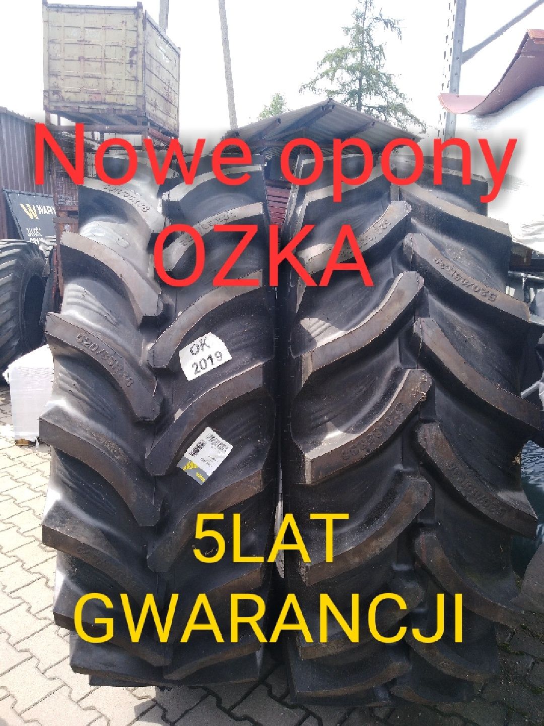 Nowe opony Ozka 15.5-38 KNK 50 12PR MTZ 15.5R38 400/75R38 11.2R20