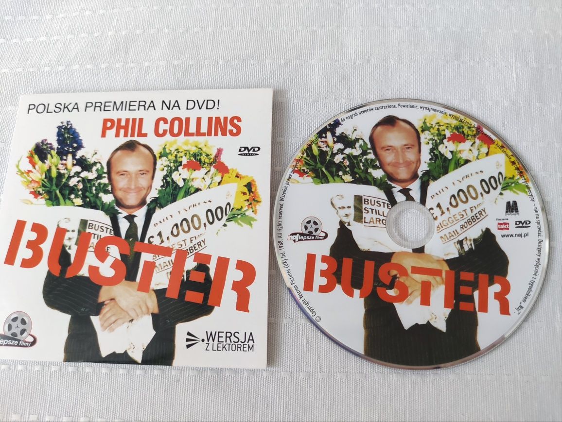 Film DVD "Buster" Komedia kryminalna Phil Collins 1988 retro, nostalgi