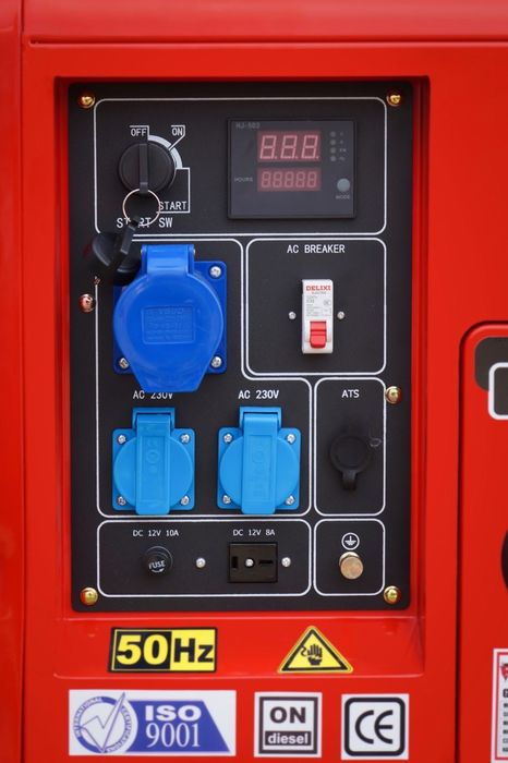 АКЦІА- Дизельний генератор 9.0 кВт/ 1-фаз/  SDG9000S 1F KRAFTWELE