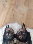 Bielizna erotyczna kobieca koronka push up 75C 80C piżama sexy