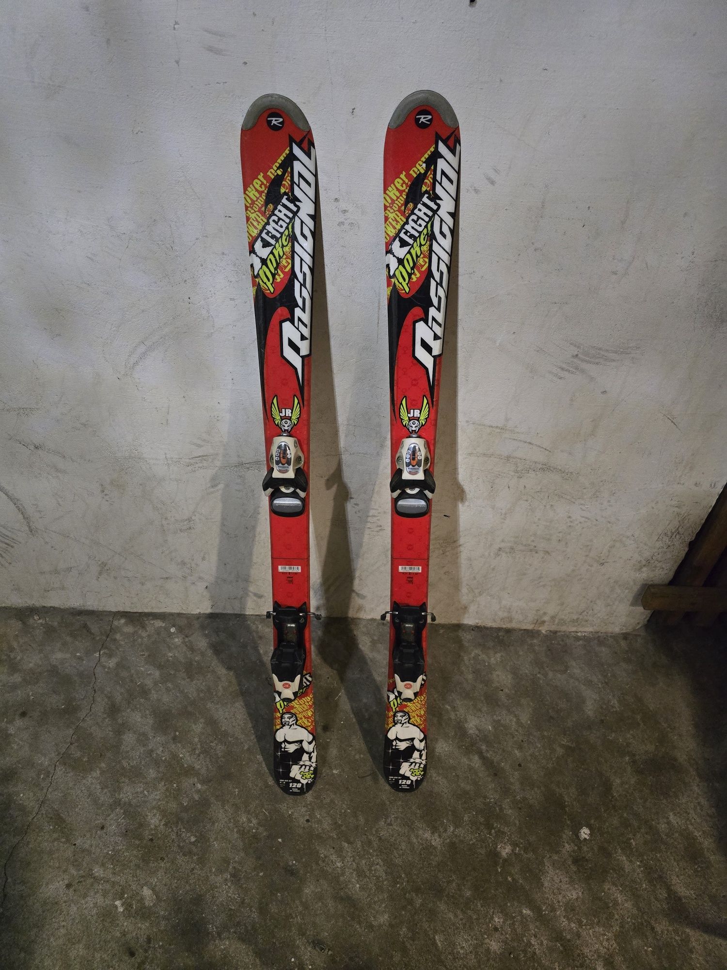 Narty Rossignol xfight dziecięce 120cm