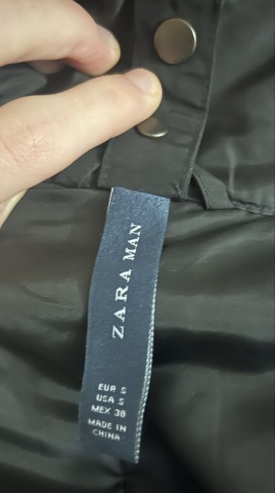 Двойной пуховик-куртка от zara, размер: S