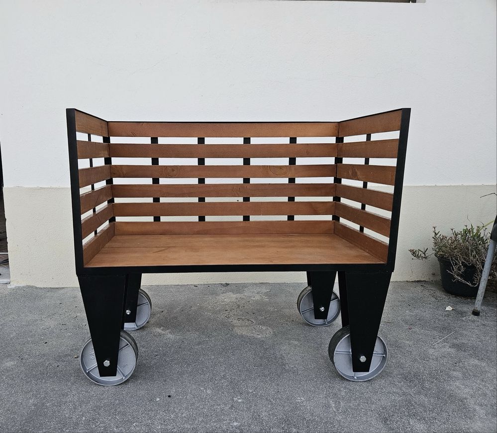 Banco Artesanal para decoração